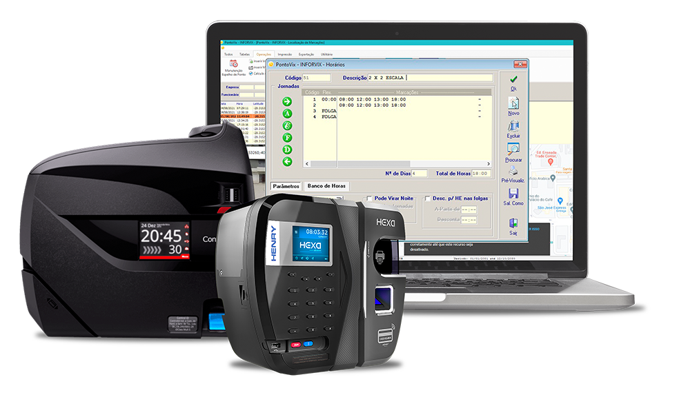 Relógio de ponto digital